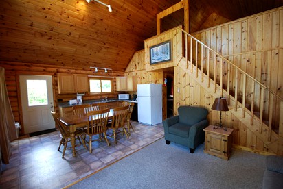 Waterfront Cabin with Amazing Sleeping Loft on Pelican Lake, Minnesota - glamping.directory