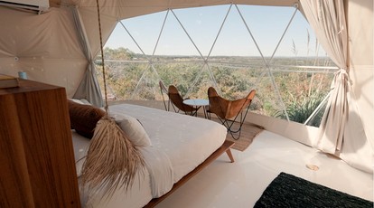 Exquisite Luxurious Dome with Outdoor Shower and Private Pool in Texas - Fischer, Texas - glamping.directory