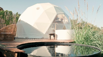Exquisite Luxurious Dome with Outdoor Shower and Private Pool in Texas - Fischer, Texas - glamping.directory