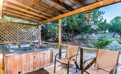 Charming Cabin Rental in Wine Country of Fredericksburg, Texas - Fredericksburg, Texas - glamping.directory