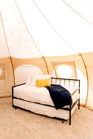 Roomy Family Bell Tent in Island Park, Idaho and near Harriman State Park - Island Park, Idaho - glamping.directory
