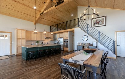 Spacious Mountain-View Retreat with Deck Slide & Jacuzzi near Outdoor Trails in Lincoln, Wyoming - Lincoln, Wyoming - glamping.directory