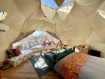 Secluded Glamping Dome for a New York Retreat - Wallkill, New York - glamping.directory