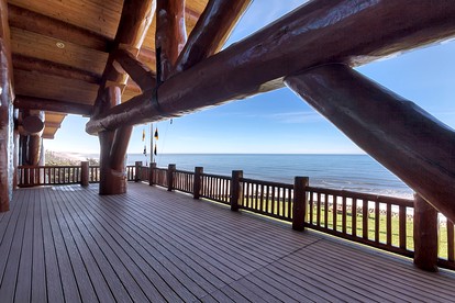 Premium Log Cabin Estate with Hot Tub and Helipad in Gold Beach, Oregon - Gold Beach, Oregon - glamping.directory