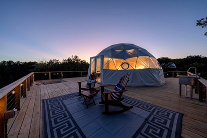 Luxurious Dome for Unforgettable Stays in Burnet, Texas - glamping.directory