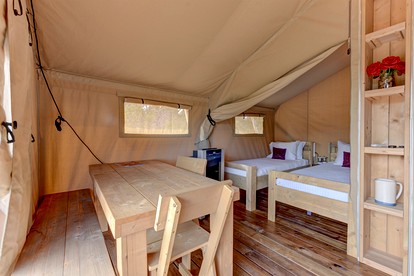 Idyllic Tented Cabin Incredible for Adventure Lovers in Texas - Johnson City, Texas - glamping.directory
