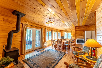 Pet-Friendly Log Cabin Retreat in Ely for Magical Minnesota Family Vacations - Ely, Minnesota - glamping.directory