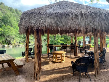 Dream Family Glamping Getaway near New Braunfels, Texas: Charming Bell Tent Rental on the Guadalupe River - Kingsbury, Texas - glamping.directory