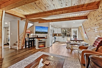 Large and Unique Cabin with a Private Hot Tub and Fire Pit with View of Mt. Eldon - Flagstaff, Arizona - glamping.directory
