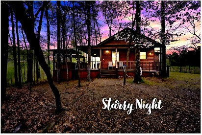 Romantic Luxury Cabin with Hot Tub, King Suite & Fire Pit Near Broken Bow Lake, Hochatown, Broken Bow, Oklahoma - glamping.directory
