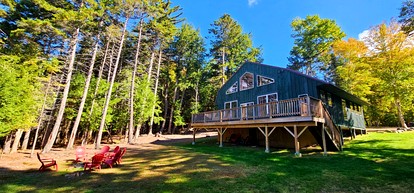 Pet-Friendly Cabin with Deck and Serene Lake Views in Maine - Greenville, Maine - glamping.directory
