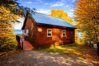 Rural Hill Cabin Ideal to Explore Nature in Maine - glamping.directory