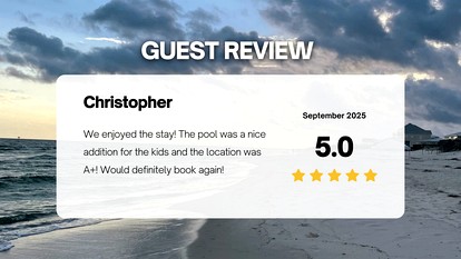 Beach Front Cottage with Private Heated Pool in Alabama - Gulf Shores, Alabama - glamping.directory