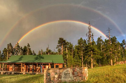 Rustic Log Cabins in Wind River Mountain Range, Wyoming - glamping.directory