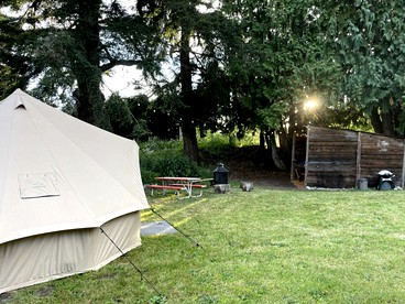 Cozy Bell Tent Rental for an Adventurous Weekend Getaway near Seattle - Sequim, Washington - glamping.directory