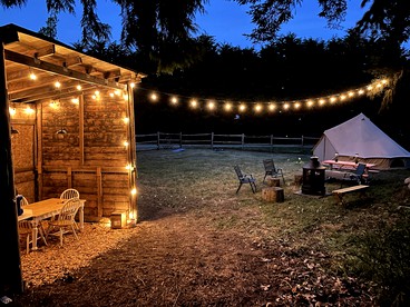 Cozy Bell Tent Rental for an Adventurous Weekend Getaway near Seattle - Sequim, Washington - glamping.directory