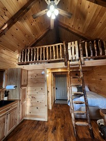 Pet-Friendly Tree Cabin by Tappan Lake with Lofted Space in Ohio - Deersville, Ohio - glamping.directory