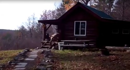 Pet-Friendly Rustic Cabin on Grafton Mountain, New York - glamping.directory