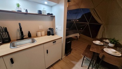 Impressive Secluded Dome with Barbecue and Fire Pit in Kanab, Utah - Kanab, Utah - glamping.directory