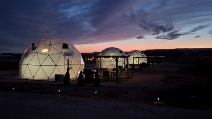 Impressive Secluded Dome with Barbecue and Fire Pit in Kanab, Utah - Kanab, Utah - glamping.directory
