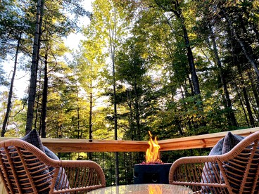 Tiny Luxe Living: Todd, NC Retreat with Hot Tub and Breathtaking Deck Views - Todd, North Carolina - glamping.directory
