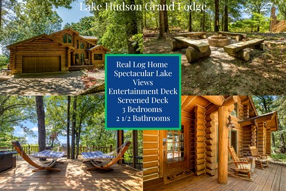 Waterfront Cabin with Barbecue in Langley, Oklahoma - Langley, Oklahoma - glamping.directory