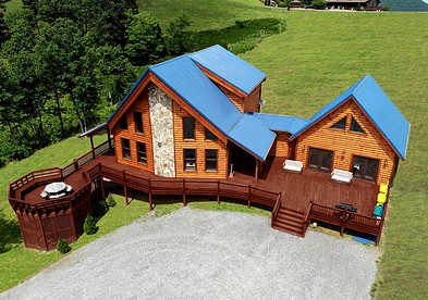 Stunning Cabin Rental in the Blue Ridge Mountains of Dobson, North Carolina - Dobson, North Carolina - glamping.directory