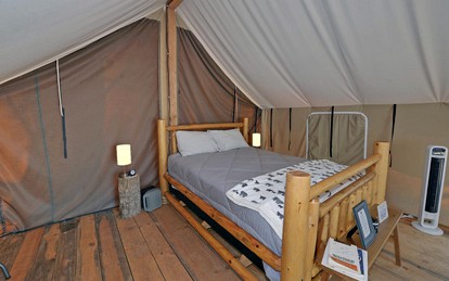Unforgettable Georgia Glamping: Safari Tent Retreat in Suches - Suches, Georgia - glamping.directory