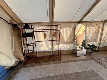 Romantic Mountain Tented Cabin with Spacious Interior and Spectacular Sunsets in California - Fallbrook, California - glamping.directory