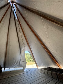Shady Family Tree Hut Glamping Cabins with Private Door & Mosquito Nets near Big Niangua River, Macks Creek, Missouri - Macks Creek, Missouri - glamping.directory