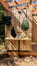 Intimate Bell Tent with Outdoor Shower and Fire Pit in Idaho - Sandpoint, Idaho - glamping.directory