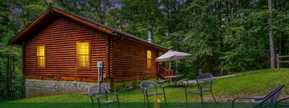 Stunning Cabin Rental in Ohio with Outdoor Hot Tub - glamping.directory