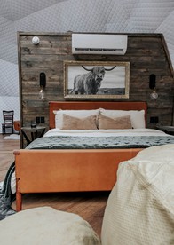 Chic Falls-Side Family Getaway: Dome Stay in Cherry Log, Georgia - Cherry Log, Georgia - glamping.directory