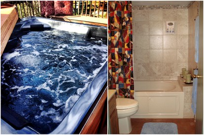 Romantic Rustic Cabin with Hot Tub on Working Ranch in Fredericksburg, Texas - Fredericksburg, Texas - glamping.directory