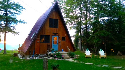 A-Frame Cabin on Lake Michigan - glamping.directory