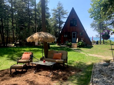 A-Frame Cabin on Lake Michigan - Ellsworth, Michigan - glamping.directory