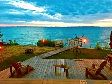 A-Frame Cabin on Lake Michigan - Ellsworth, Michigan - glamping.directory