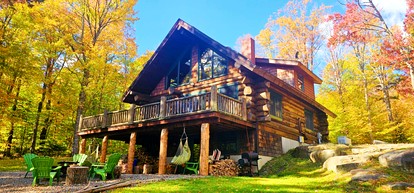 Vibrant Cabin Retreat Near Brassua Lake, Maine - glamping.directory