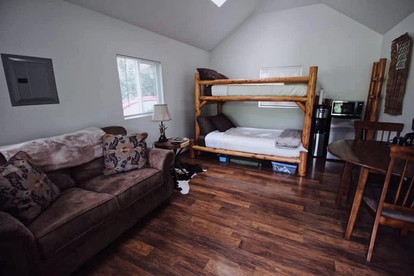 Modern Tiny Cabin on the Bank of the Satsop River near Montesano, Washington - Montesano, Washington - glamping.directory