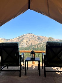 Incredible Tented Cabin with Fantastic Vistas in Conner, Montana - Conner, Montana - glamping.directory
