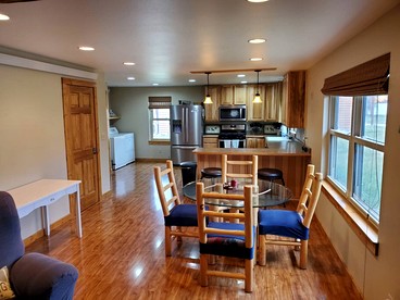 Beautiful Cabin with Fire Pit and Deck in Foxpark, Wyoming - Foxpark, Wyoming - glamping.directory