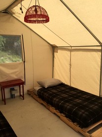 Glamping Escape in Sturgis, South Dakota, in Lovely Safari Tent Rental for Two - Sturgis, South Dakota - glamping.directory