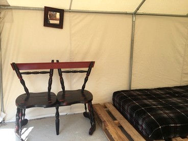 Glamping Escape in Sturgis, South Dakota, in Lovely Safari Tent Rental for Two - Sturgis, South Dakota - glamping.directory