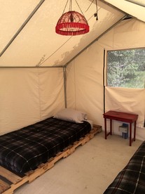 Glamping Escape in Sturgis, South Dakota, in Lovely Safari Tent Rental for Two - Sturgis, South Dakota - glamping.directory
