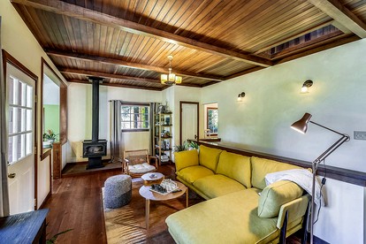 Handsomely Renewed Cabin with Spa Perfect for a Family Escape in Guerneville, California - Guerneville, California - glamping.directory