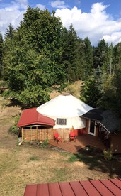 Private Yurt is the Perfect Place for a Washington Getaway - glamping.directory