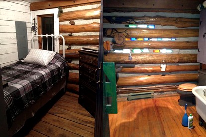 Rustic Pet-Friendly Log Cabin in the Woodlands near Utica, New York - Canajoharie, New York - glamping.directory