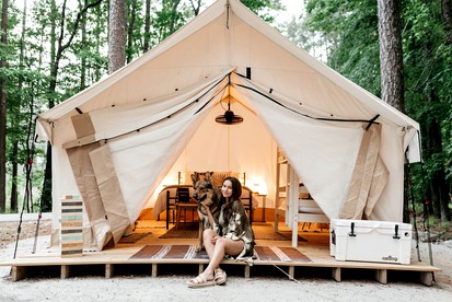 Georgia Glamping Tent, Perfect for Families to Explore Unicoi State Park - glamping.directory