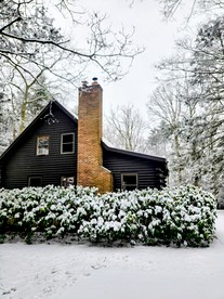Modern, Cozy, Idyllic Log Cabin Secluded on 6 Serene Acres, Stone Ridge, New York - glamping.directory