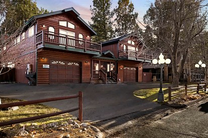 Spacious Mountain Cabin with Hot Tub, Sauna & Play Area Near Big Bear Lake, California - glamping.directory